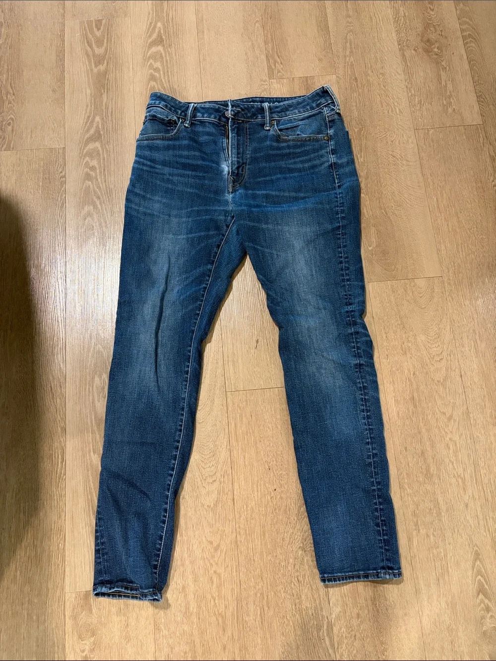 Men's American Eagle Slim Fit Jeans in Dark Blue